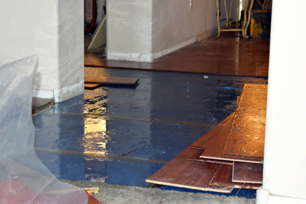 Professional Water Damage Restoration technician working in Merrick, NY